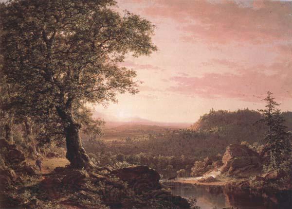 Frederic E.Church July Sunset,Berkshire County,Massachusetts Spain oil painting art